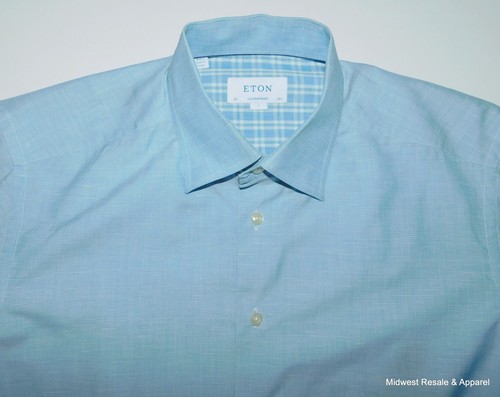 Eton contemporary fit blue - eton,